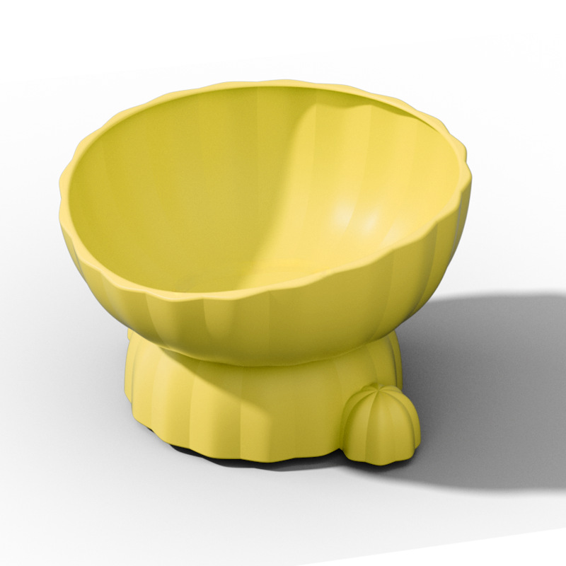 Tazón para gatos, cuello de cactus, tazón único de macarón para gatos, tazón para mascotas, nuevo tazón para perros transfronterizos