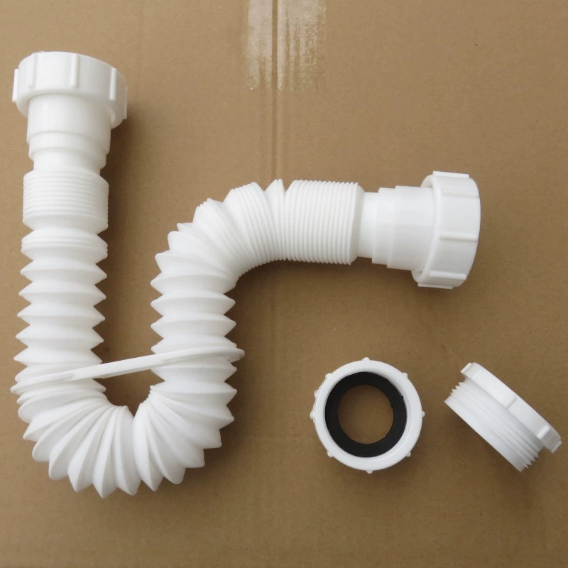 Овощной горшок дренажная труба с двумя канавками для овощной раковины канализационная соединительная труба 80 см длинная двухголовая резьба для мусора