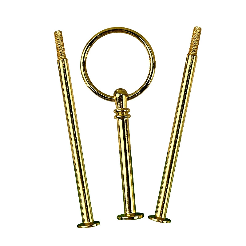 Ring, double-layer ceramic glass tubing, light luxury style