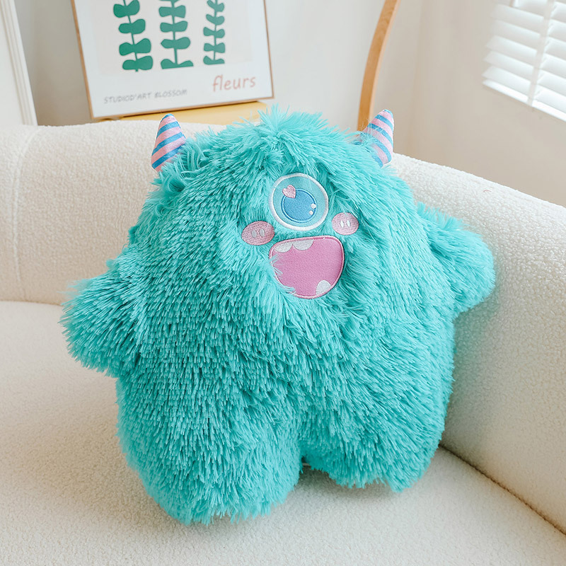 Blue long hair monster