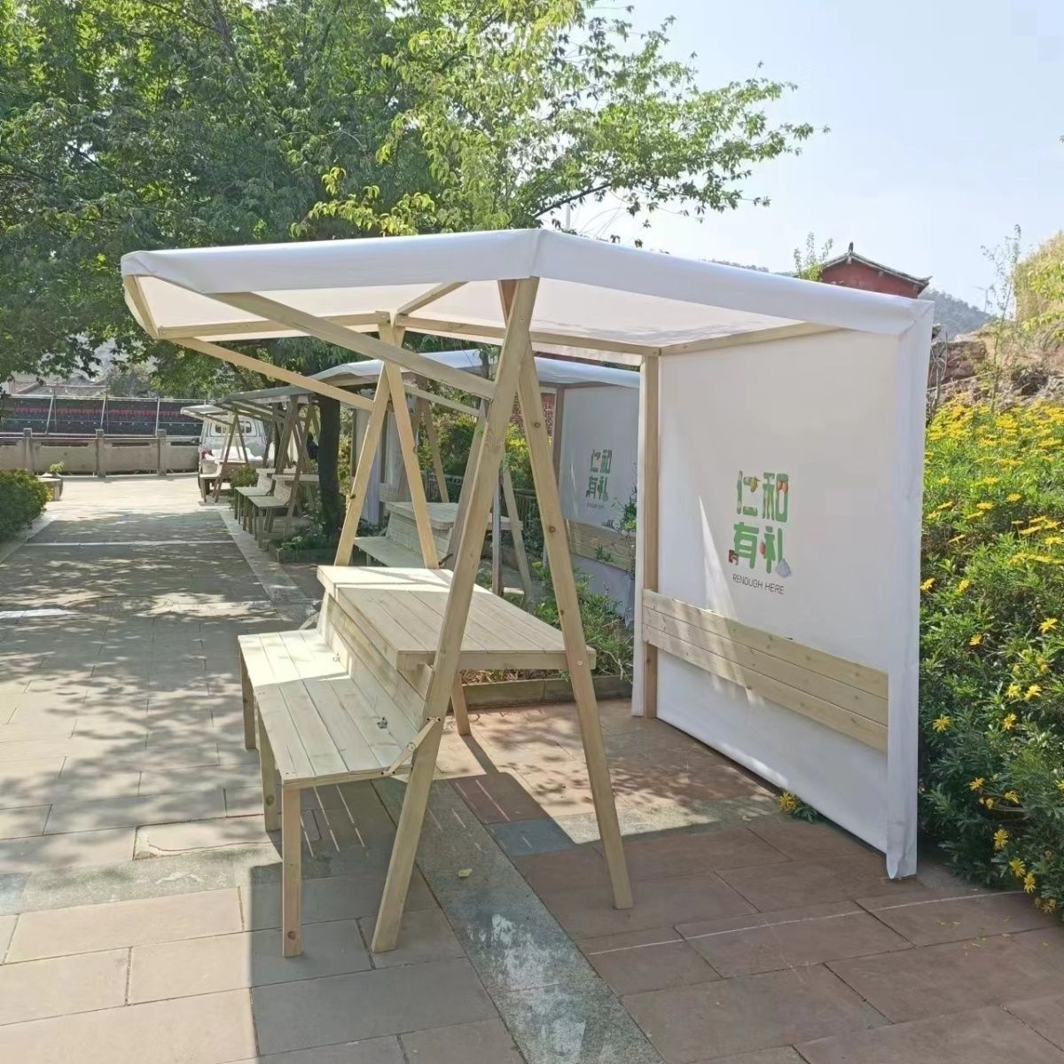 移动折叠摊位户外展示架实木促销花车售货活动夜市集市可折叠摆摊