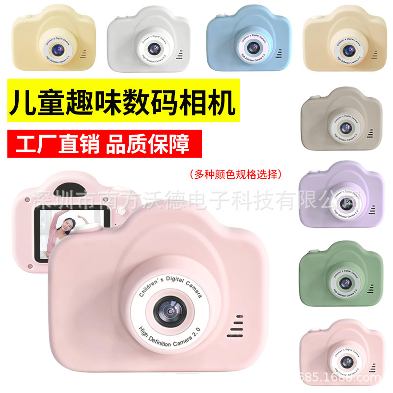 Cross-Border New A3 Kidsren's Camera Cartoon Digital Camera Kidsren's Handheld Video Camera Sports Camera