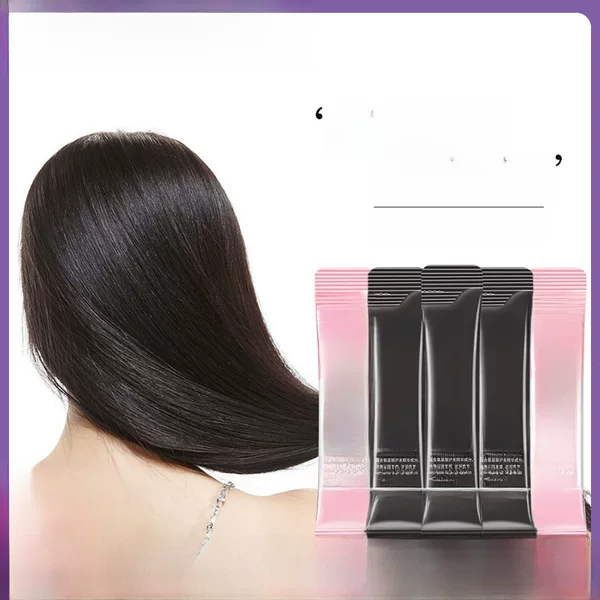 Piao Ting Hyaluronic Acid Hydrating Hair Mask Sample Smooth Hair Releases Peach Fragrance Moisturizing Strip-Free Evaporation Mask