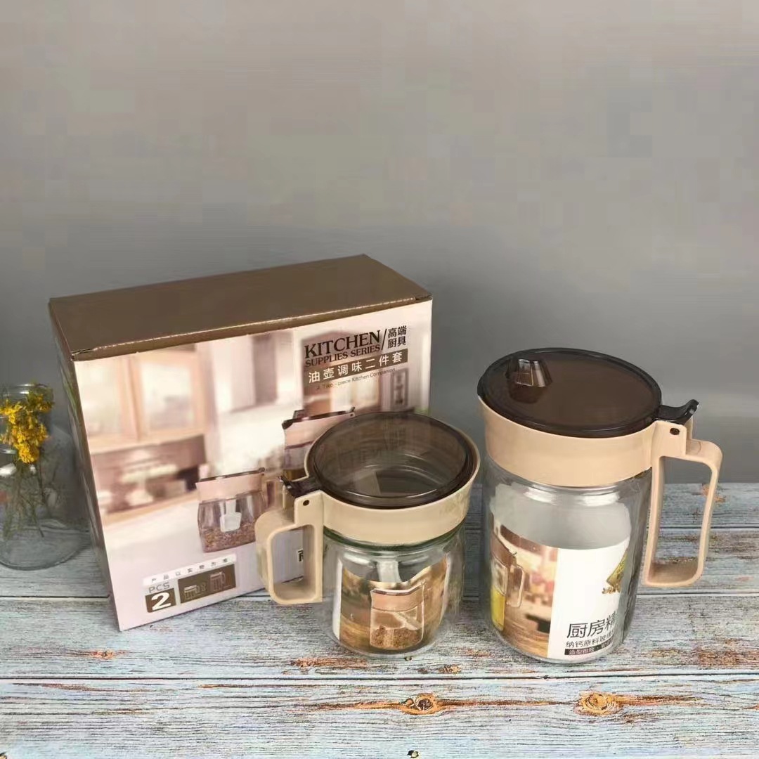 Amber Oiler condimento JAR conjunto de 2 (30 sets/box)