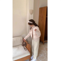 2025冬季新款韩版针织袖拼接羽绒服女90白鸭绒高级感修身时尚外套
