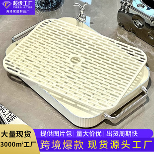 Customized Free Shipping Tea Tray Drain Tray Home Living Room Coffee Table Small Tea Set Tea Cup Water Cup Fruit Tray