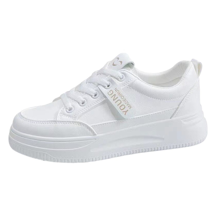 Zapatos blancos para mujeres 2023 nuevos zapatos para correr ins zapatos de mujer de moda Zapatillas de deporte casuales de estilo coreano para mujeres estudiantes