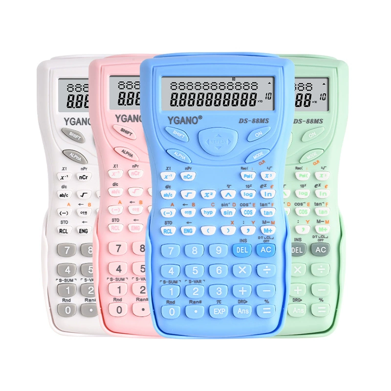 Цветной калькулятор, студенческая функция, многофункциональный экзамен, специальный научный компьютер, цифровой производитель 88 мс, оптовая продажа