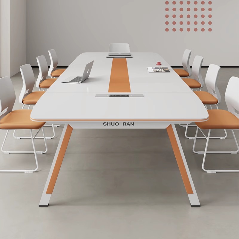 Таблица конференции длинные столы таблицы таблицы таблицы Комбинированные современные минималистские офисные длинные полосы конференции.