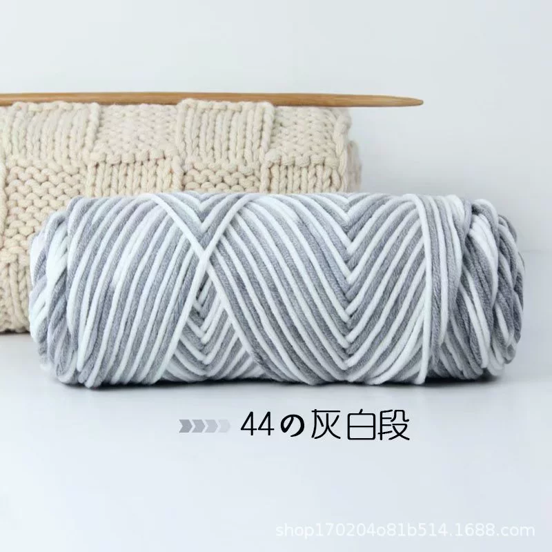 Хлопковая пряжа с tufting 8*7S, узлы для DIY ковров и ковриков, многоцветная палитра 70+ оттенков