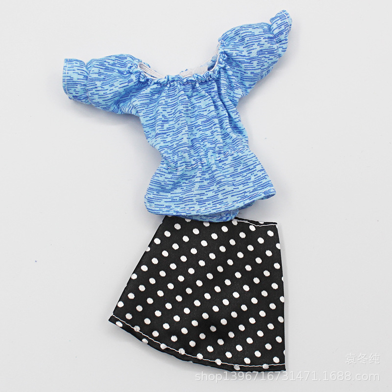 30cm juguete Barbie muñeca ropa moda arriba y abajo traje moda falda