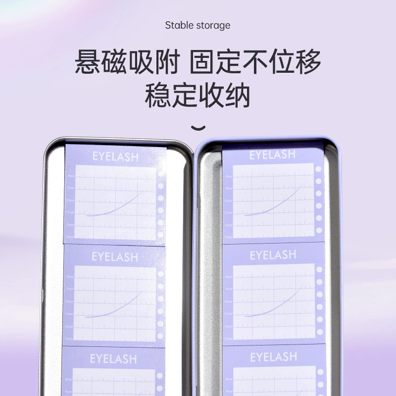 Storage box for eyelashes for extension, eyelash extension, protective case, set