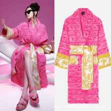 跨境电商户外浴袍纯棉割绒五星级酒店浴袍中外贸浴袍睡衣女款秋冬