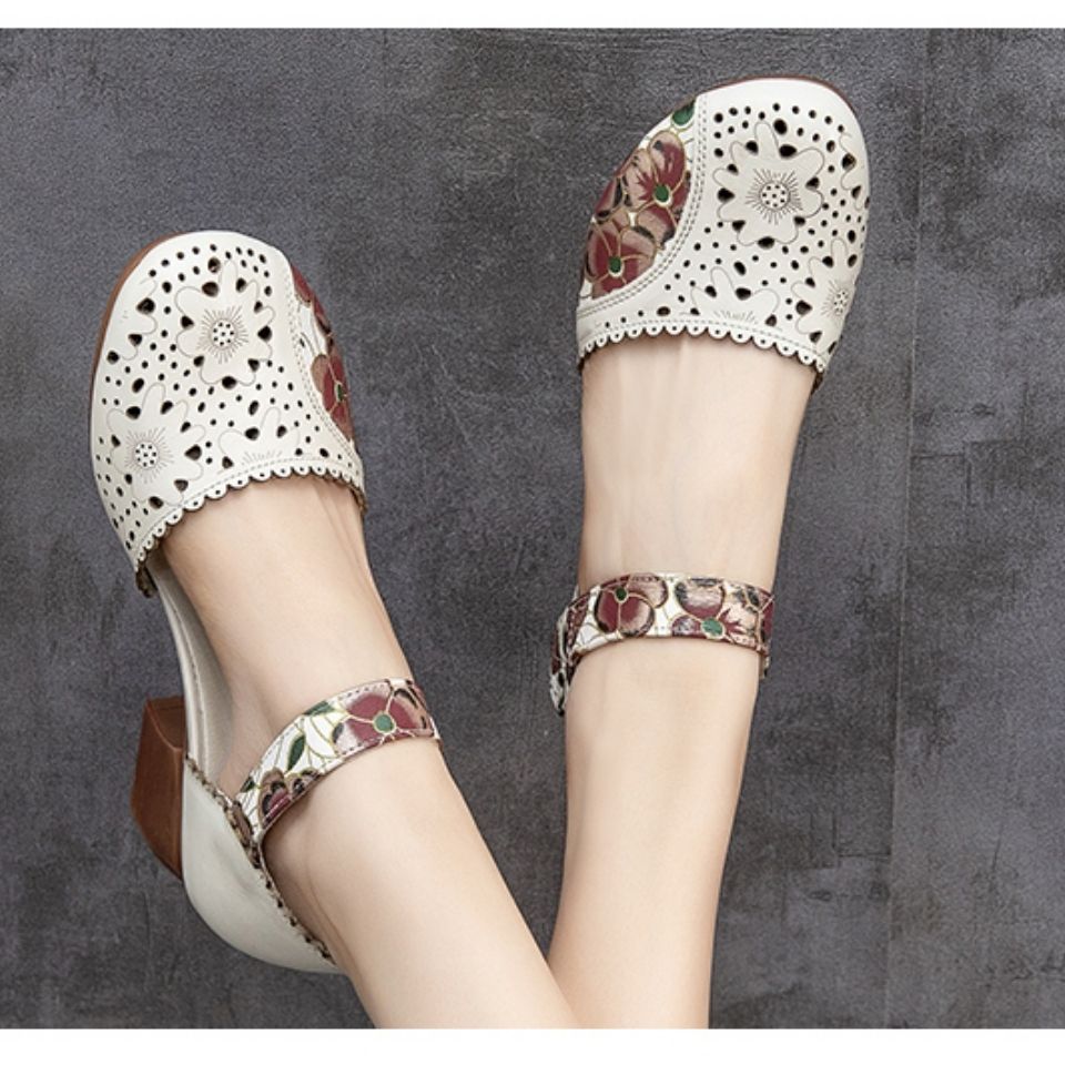 Summer retro ethnic women's non-slip sandals