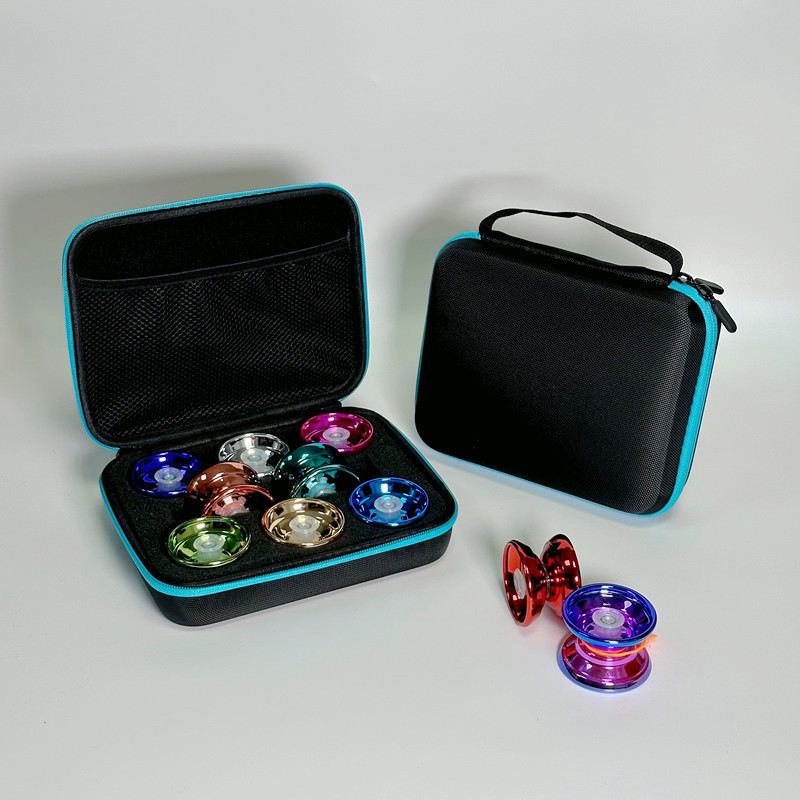 Bolsa de almacenamiento de bolas de yoyo multifuncional de 1-12 orificios Bolsa de bolas de amortiguación de vibraciones de punto Caja de almacenamiento de EVA Caja de colección portátil