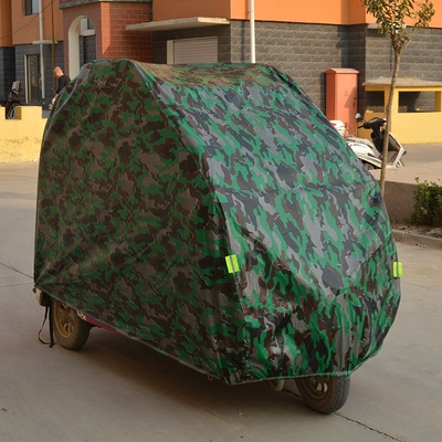 protection sunshade cover – Car clothing - 22m-12m-17m-thickened-oxford-cloth-camouflage-color-side-zipper-key-lock