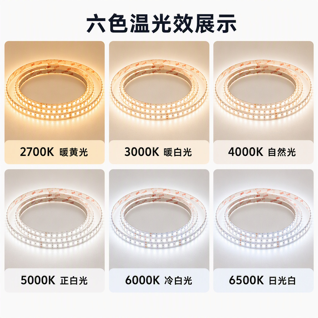 LED light strip 98 display full spectrum special patch linear low voltage self-adhesive light strip home decoration ceiling linear atmosphere light