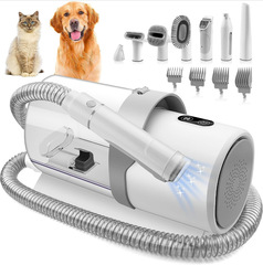 メーカー卸売アマゾンペット用品掃除機猫と犬のコームシェービングとヘア吸引機電気バリカンセット