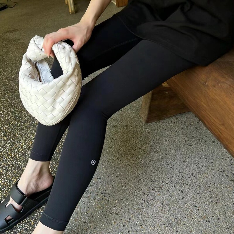 LULU 恥ずかしくないライン、同じレッグラベル、ヨガパンツ、9点パンツ、スポーツパンツ、タイトフィットパンツ、ピーチヒップリフト、ハイウエスト|undefined