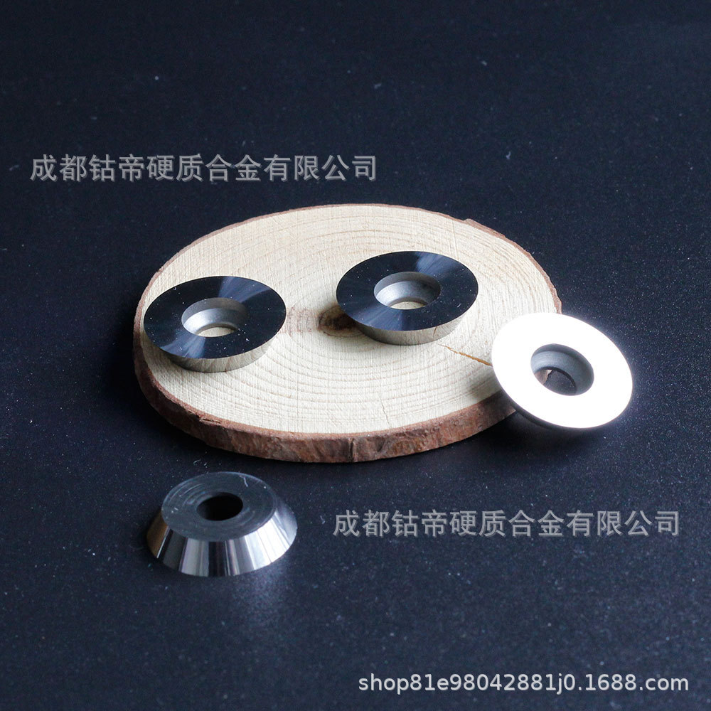 圆刀片木旋车刀片手持车刀直径16x3-30°/12x2.5-30°