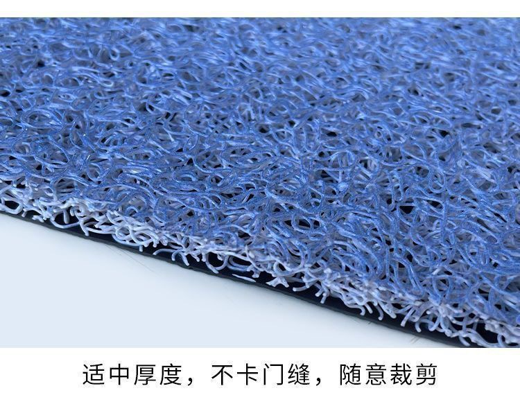 Door Text Creative Silk Circle Floor Mat Dirt Resistant Entrance Door Carpet Door Door Door Door Cuttable Entrance Anti-Slip Mat