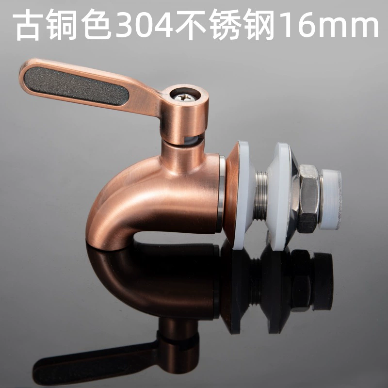 Стеклянная бутылка вина кран винная банка бронза 304 кран из нержавеющей стали винный цилиндр клапан сопло воды переключатель винной бочки