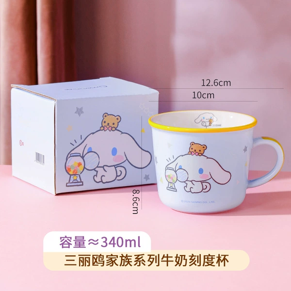 Big Ear Dog Ceramic Scale Cup