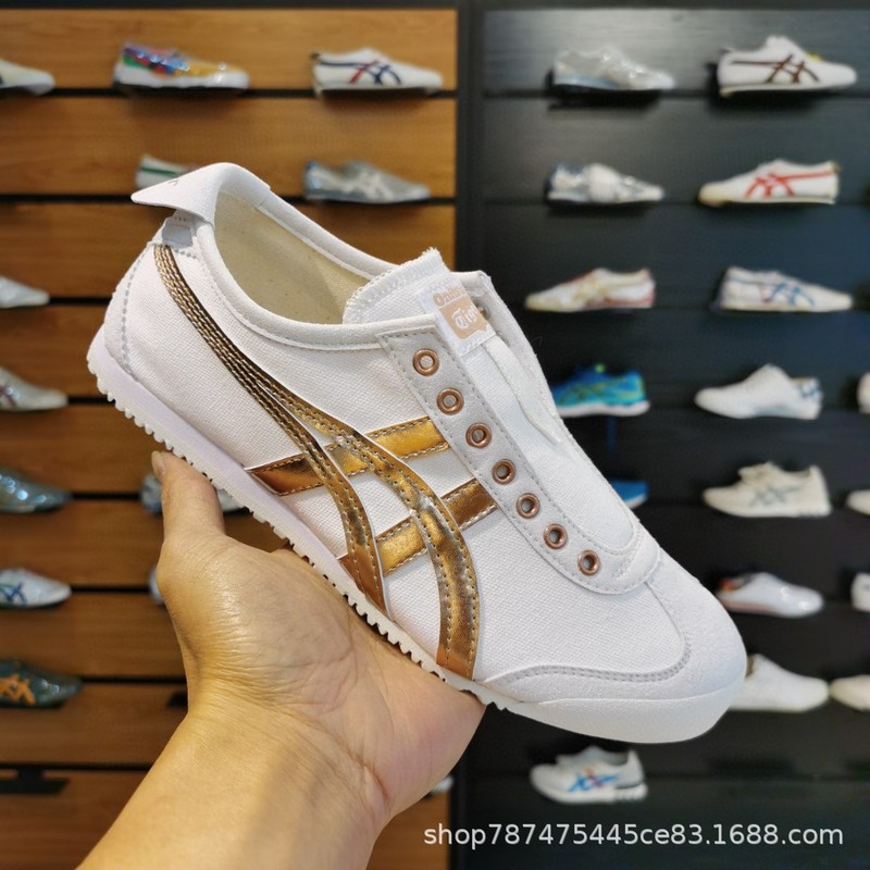 莆田 タンバウザー MEXICO66 SLIP-ON マカロンカラー 防水キャンディーキャンバスシューズ カジュアル スリッポン|undefined