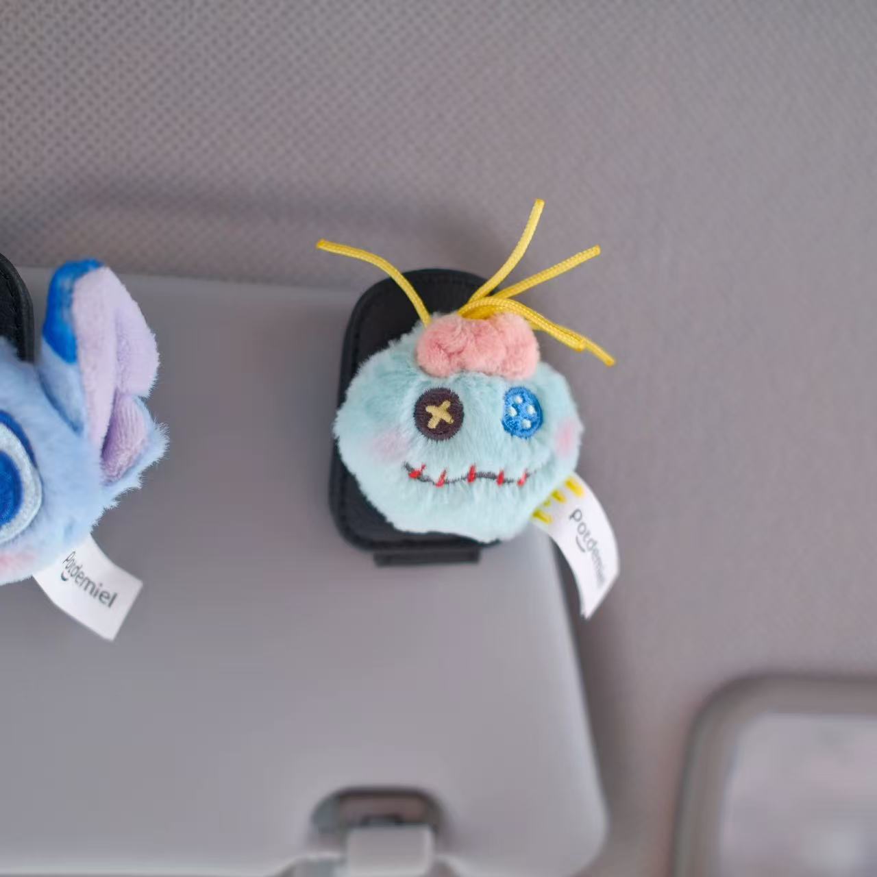 Genuine Judy Nick Leopard Police Officer Car Glasses Clip Sunglasses Holder Sun Visor Storage Rack Magnetic