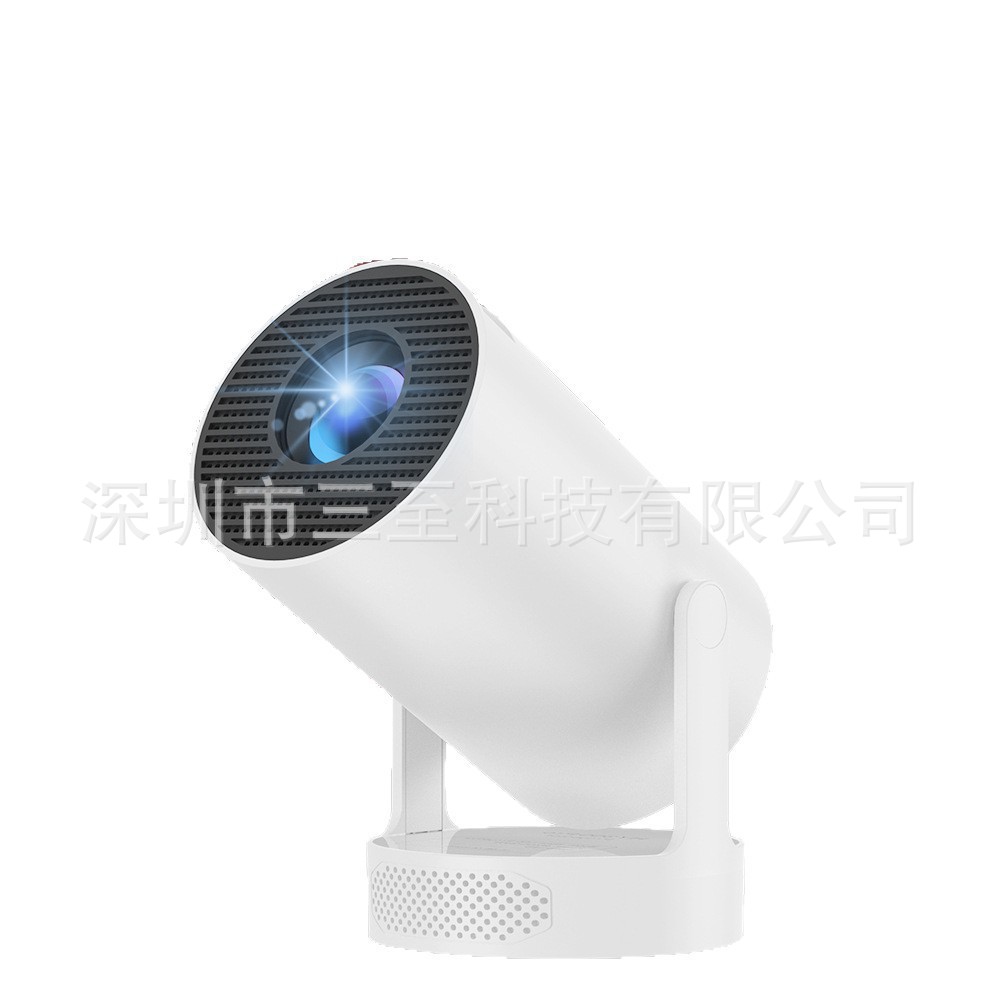 Cross-Border Popular Hy300 Projector Android 4K Smart Home Audio Portable Outdoor Barrel High-Definition Projector