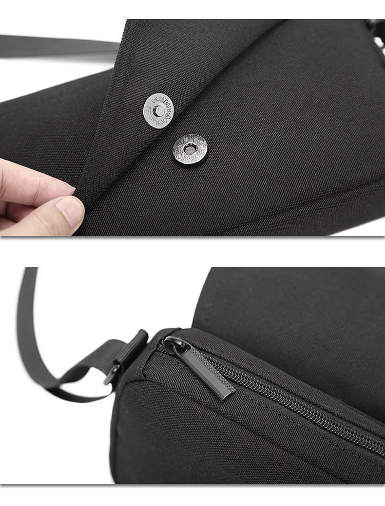 Fashion Shoulder Bag, Simple Ladies All-match Solid Color Shoulder Messenger Bag Casual Student Men's Bag_voghion.com