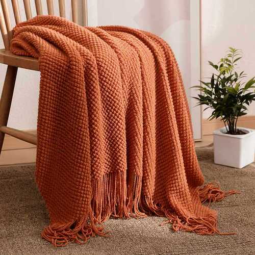 Sofa blanket Instagram style blanket office nap blanket throw blanket air conditioner cover blanket B&B decoration bed tail band