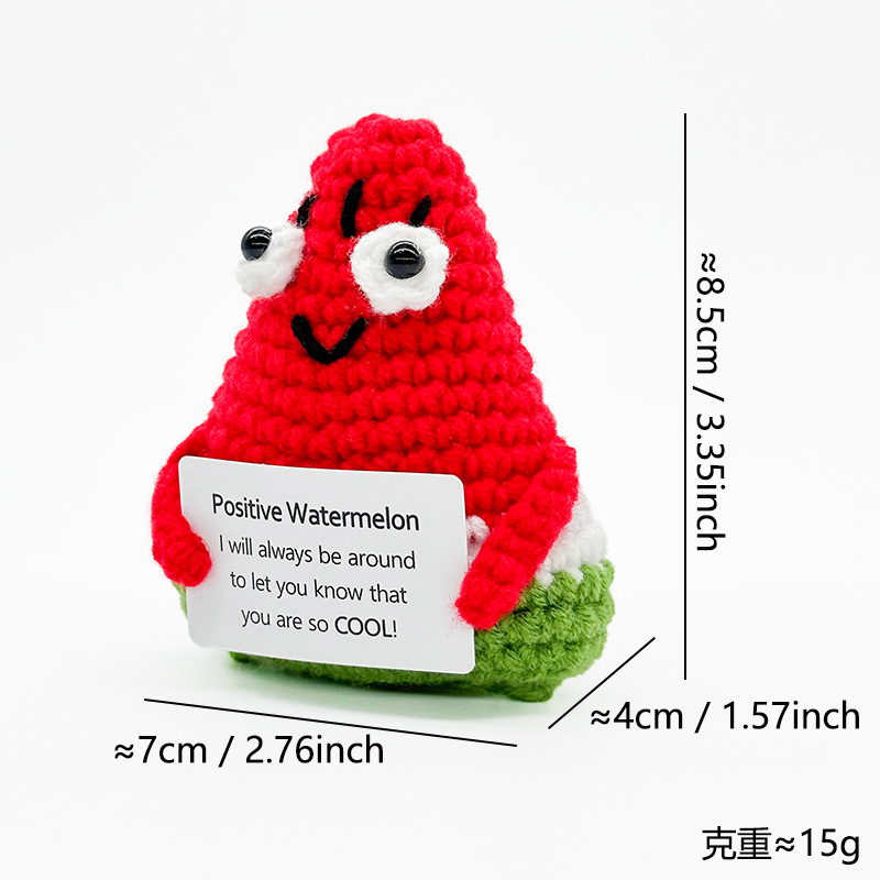 Muñeco Tejido a Mano de Felpa Decorativo para Escritorio y Regalo image 38