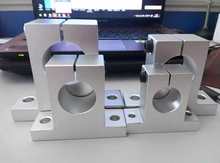 T型圆棒光轴支座传感器支柱铝合金支架连接圆轴固定夹/机械手配件