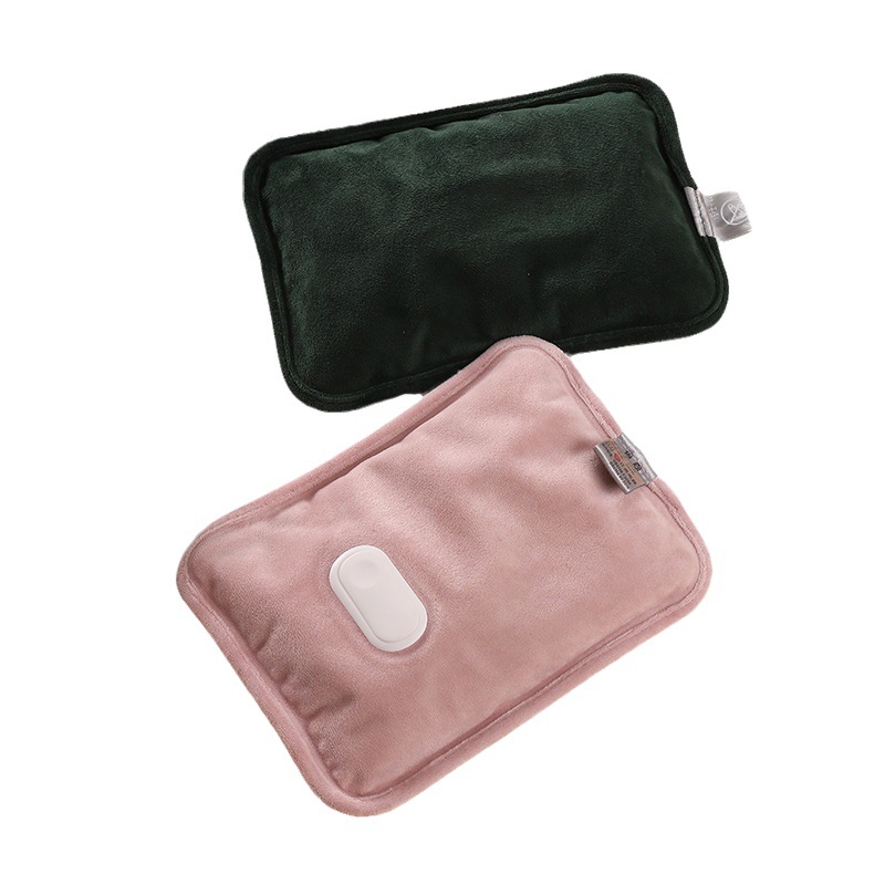 Sac à eau chaude électrique chauffe-mains sac à eau chaude bébé chaud rechargeable antidéflagrant chauffage trois pièces sac de taille en peluche_voghion.com