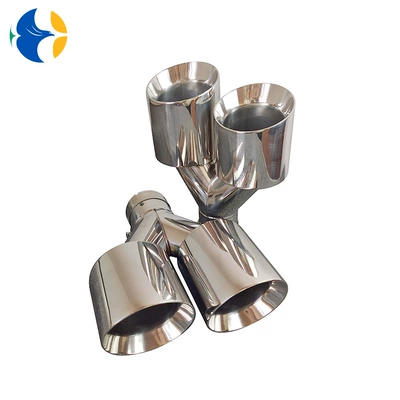 Exhaust pipe Dual Y-Shaped Tailpipe for Car