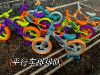 Random colors [installed large bicycles]