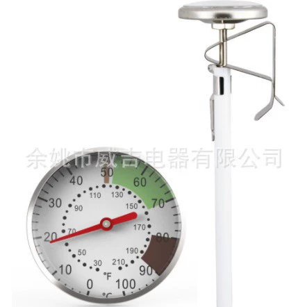 Кухонный термометр из нержавеющей стали для бытовой еды, молока, кофе