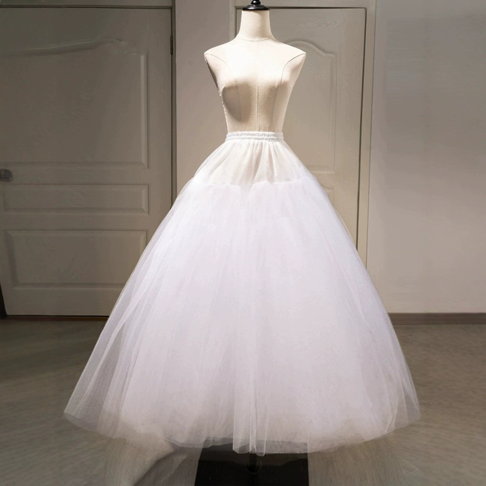 Wedding Super Ponte Exam Eight-Layer Skirt Bridal Wedding Dress Performance Boneless Eight-Layer Yarn Adjustable Prom Skirt