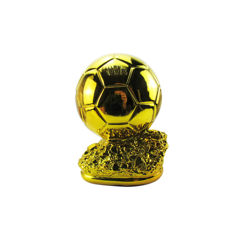 Globo de oro trofeo fútbol tirador letras regalo lotería tienda bar decoraciones fans recuerdo fabricante