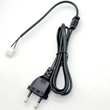 CE歐規二插線卡扣插頭線歐標式歐盟美容儀美甲機植物消毒燈電源線