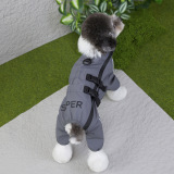 Плащ для собак, одежда для домашних животных, одежда для собак, плащ для домашних животных, четвероногий плащ, новый 25 съемный плащ