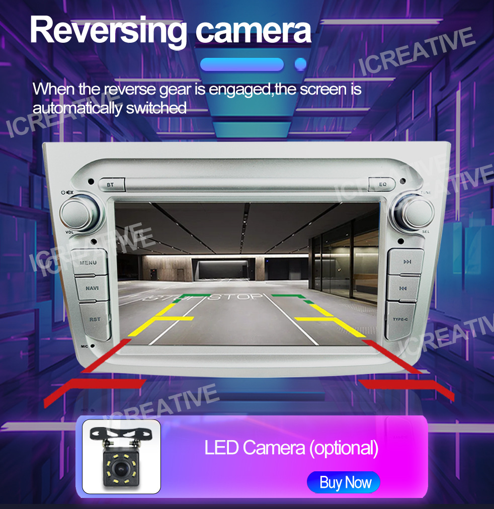 Suitable for 7inch Alfa Romeo Android Car Smart Gps Bluetooth Wireless Central Navigation All-In-One Machine