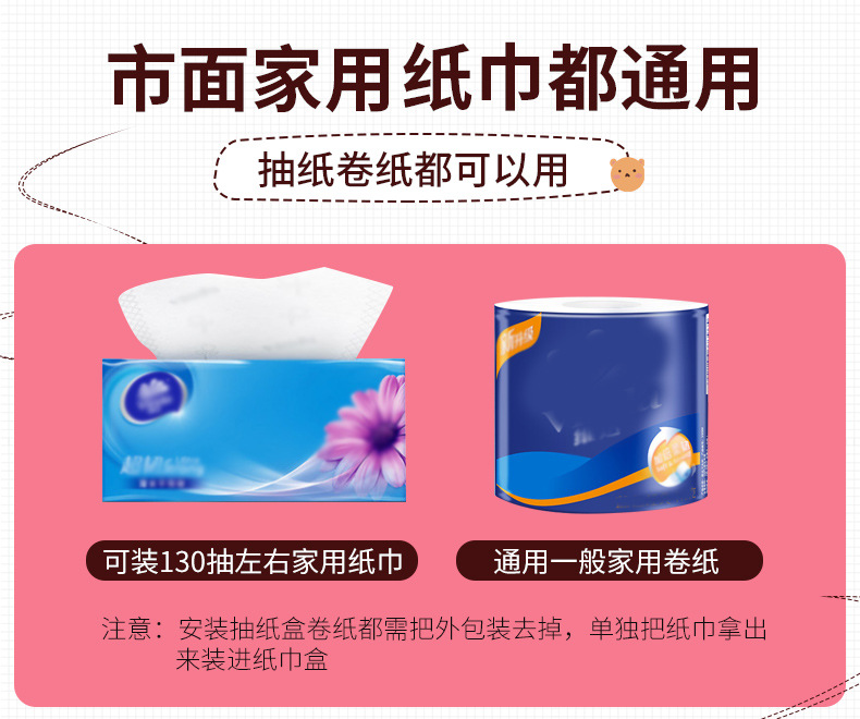 Cute car tissue box rear seat back-mounted Cartoon Doll car tissue box car interior decoration supplies