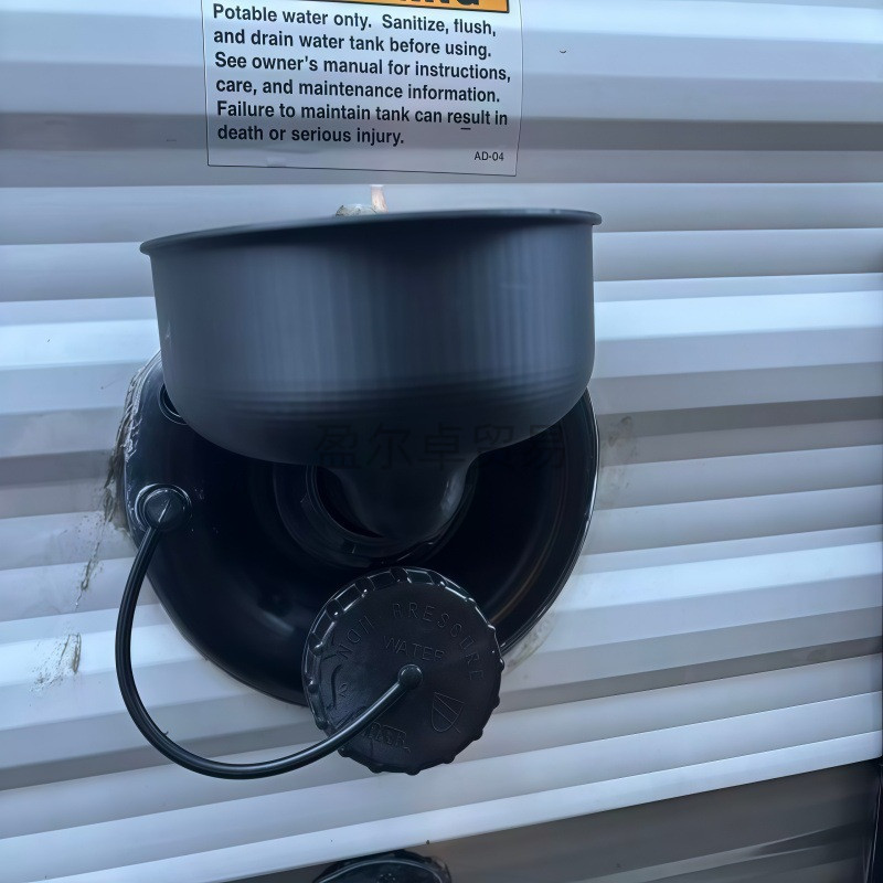 Cross-Border Hot-Selling 3D-Printed Freshwater Tank Filling Funnel Rv Fresh Water Tankfillingfunnel