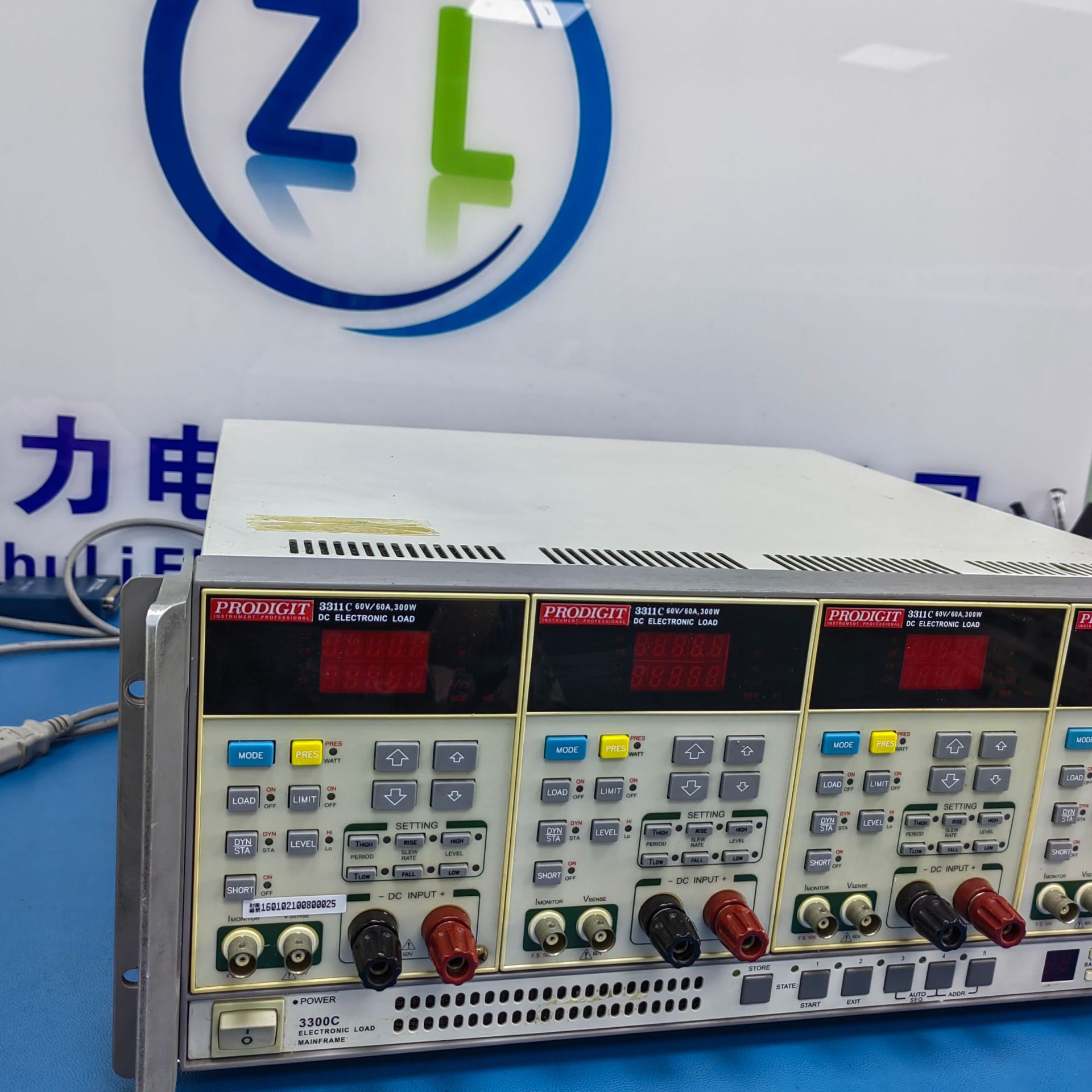 租博计PRODIGIT 3300C+3311C直流电子负载 300W 60V 60A博计3311C