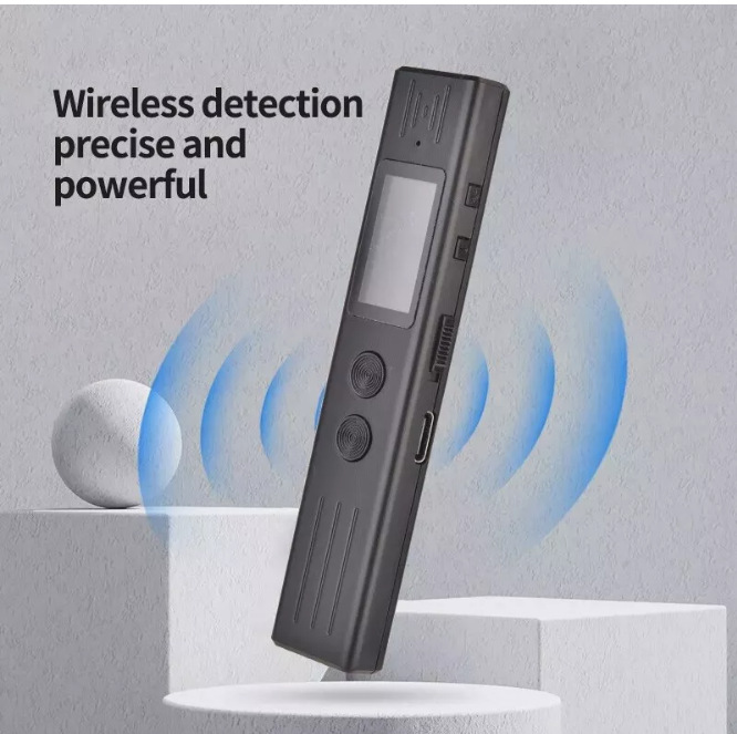 ZD09无线信号探测器 查找隐藏GPS 摄像带LED灯照明 驱狗模式有屏