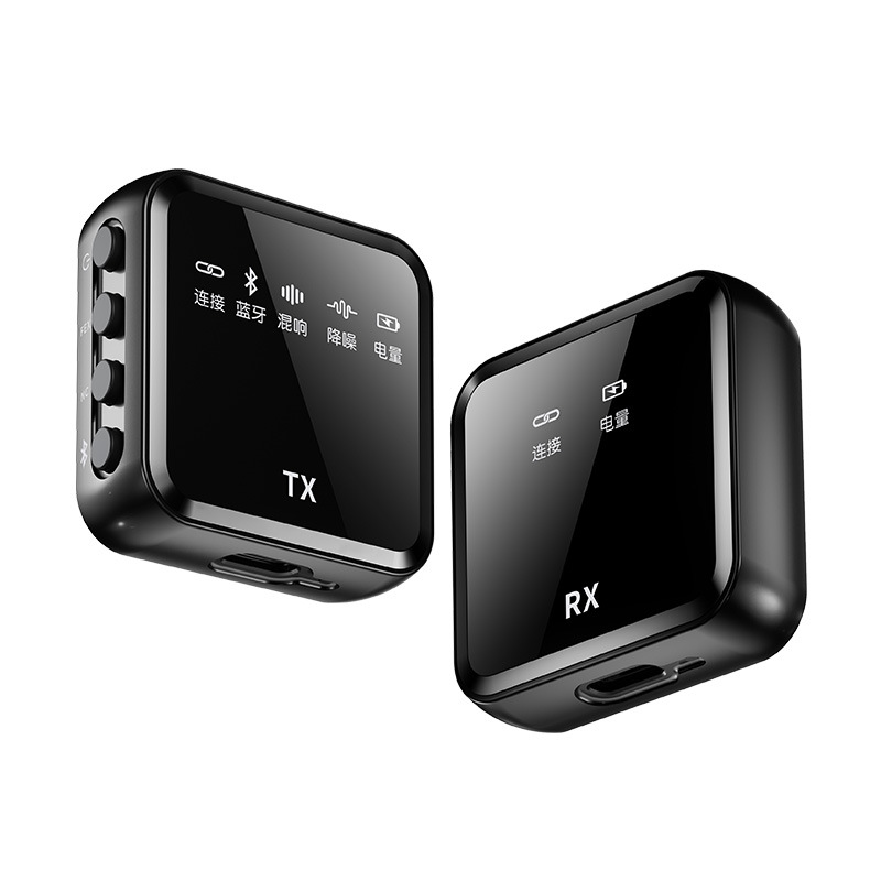 M32无线领夹式麦克风一拖二户外直播录音相机通用收音设备