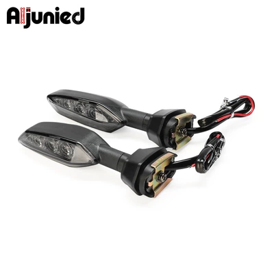 Cross-border hot sale Kawasaki Z900 Z800 turn signal motorcycle turn signal LED car light direction indicator (Dönmə işıqları) - smoke-gray