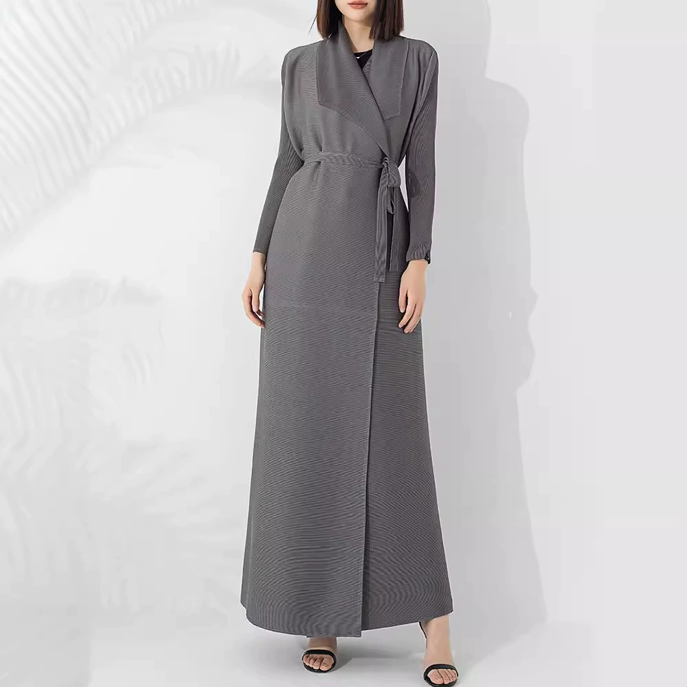 Элитное модное trench coat, длинный рукав, облегающий дизайн с эластичной поддержкой